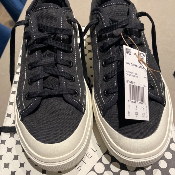 Stella McCartney for Adidas Court Lace-Up Sneakers - Picture 3 of 10
